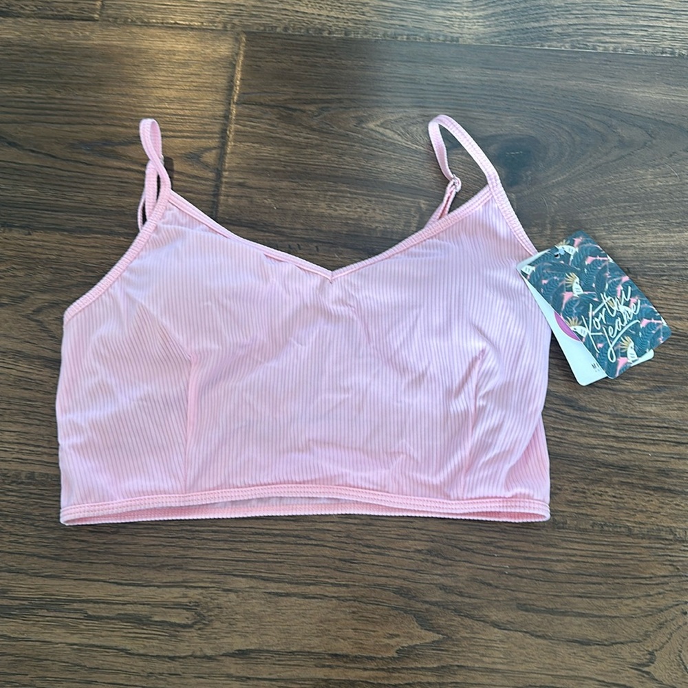 •nwt• Kortni Jeane medium ribbed pink top